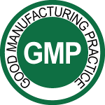 GMP logo - goods manufacturing practice