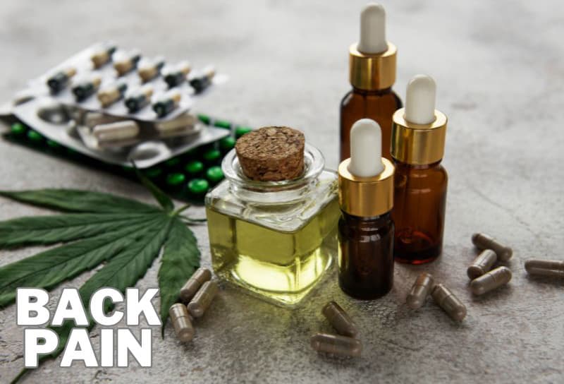 Natural back pain treatment using CBD